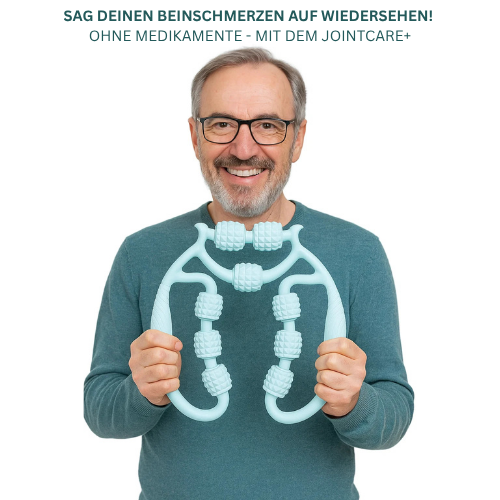 JointCare+ Massagegerät mit 9 beweglichen Rollen - Entspannung. Bewegung. Balance.
